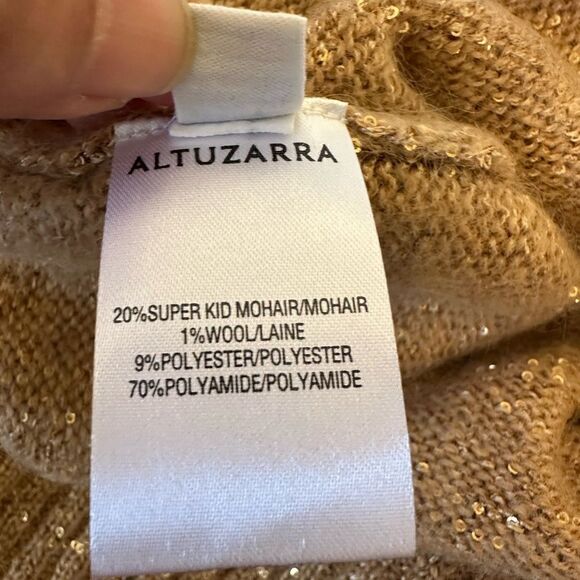 Altuzarra Isa Sequin Crop Cardigan size large, NWT - Picture 10 of 13